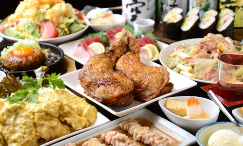 とら家グループのコースメニュー