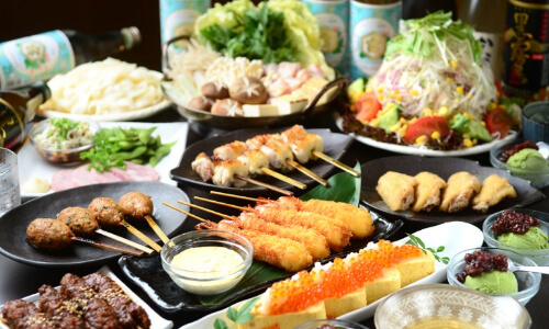 とら家グループのコース料理